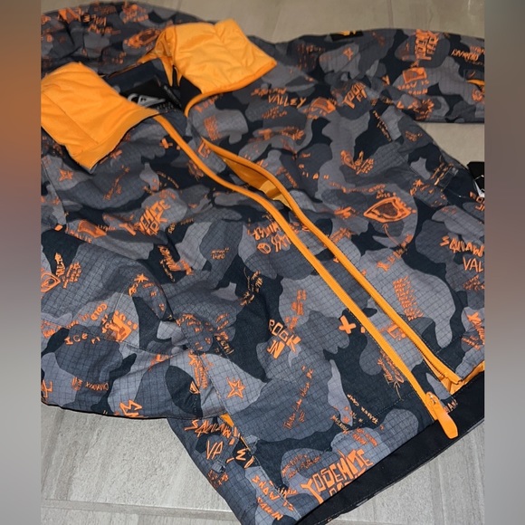 COPY - ❄️ QUIKSILVER MISSION PRINTED SNOWBOARD JACKET FOR BOYS YOUTH NWT 🎿 - Picture 6 of 7